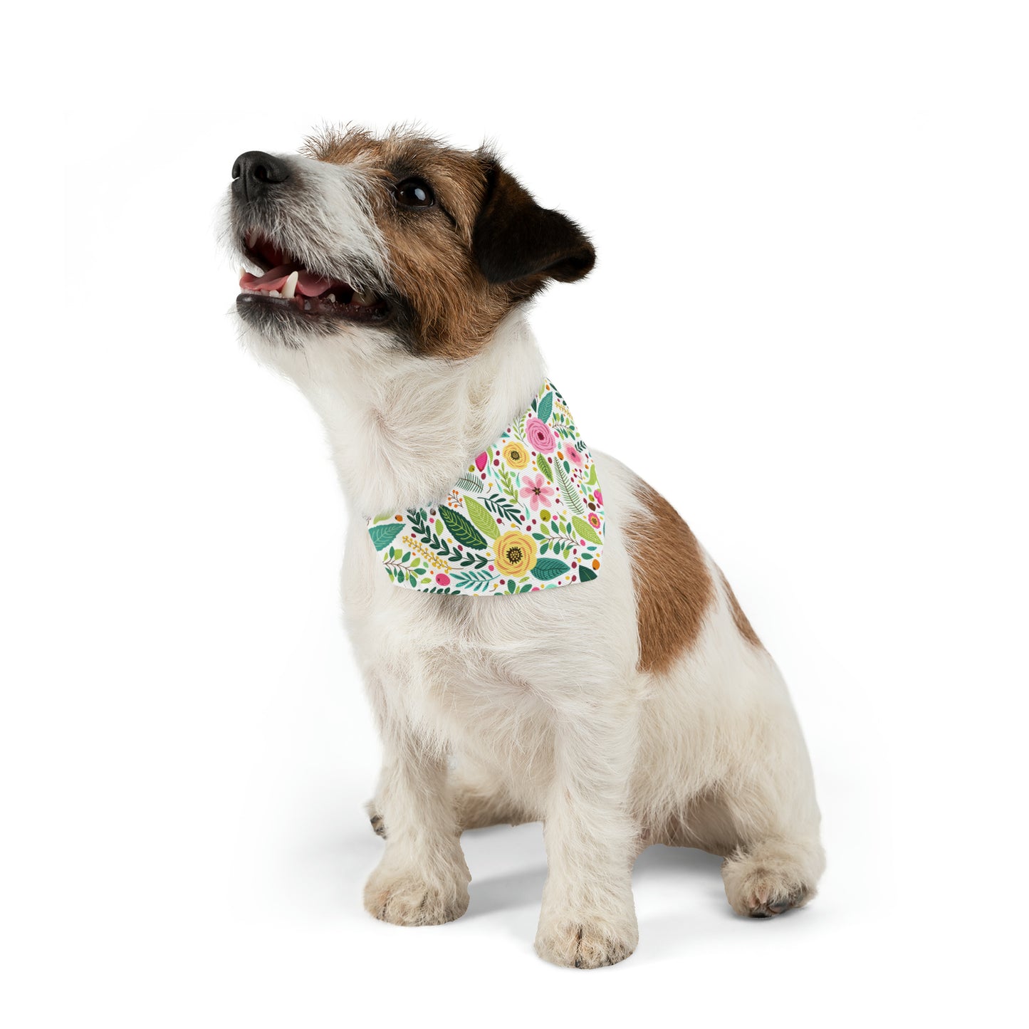 Floral Pet Bandana Collar