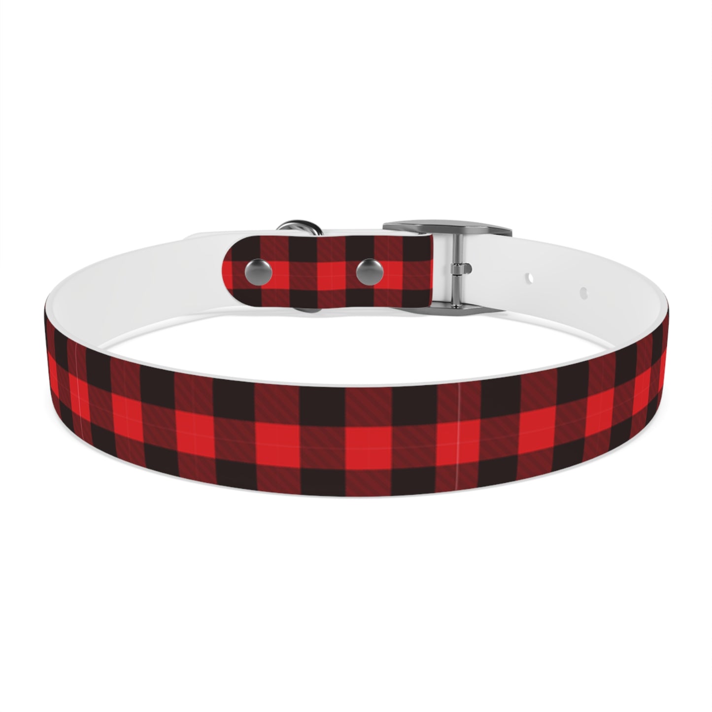 Red Flannel Dog Collar