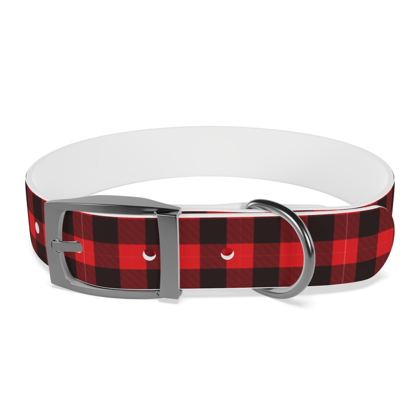 Red Flannel Dog Collar