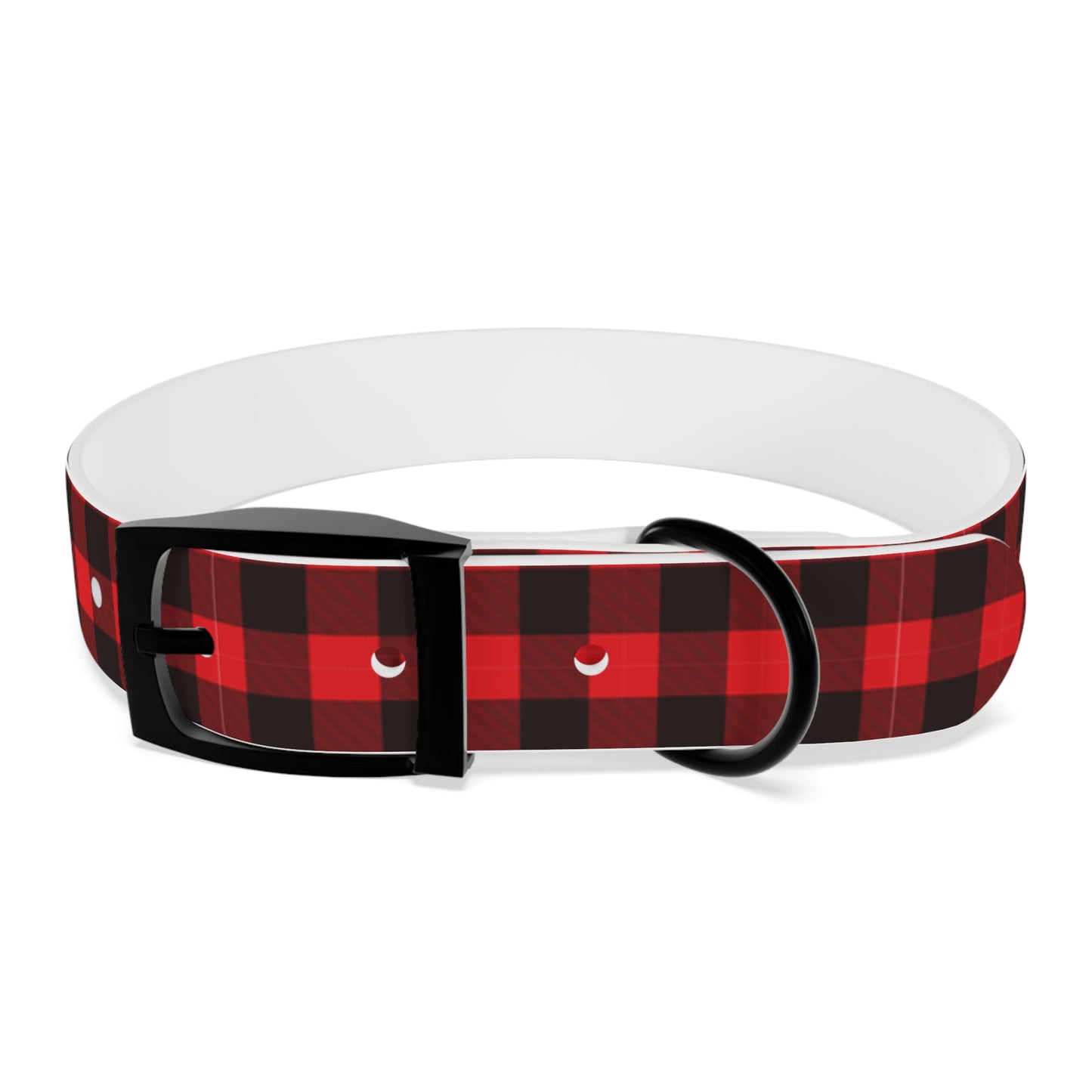 Red Flannel Dog Collar
