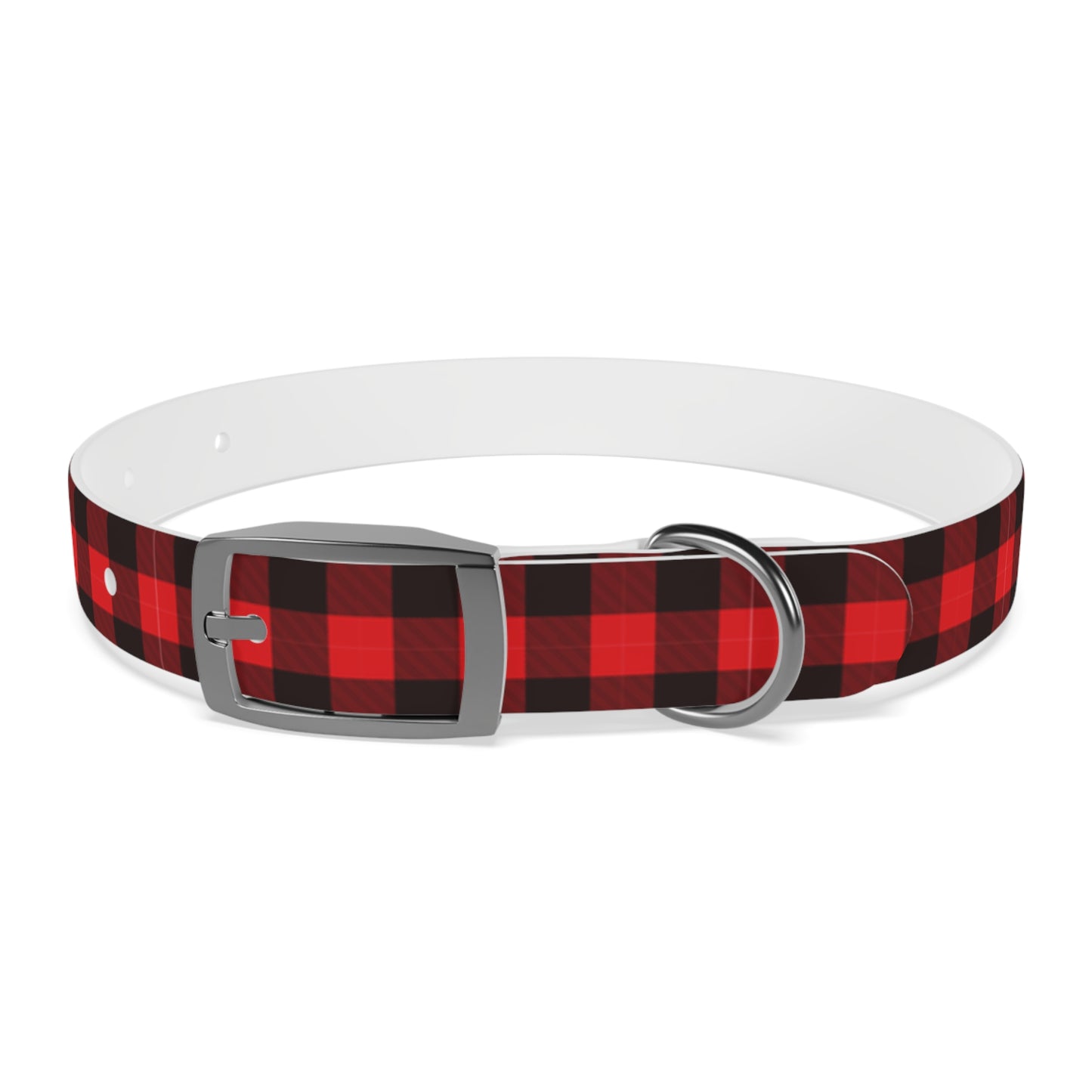 Red Flannel Dog Collar
