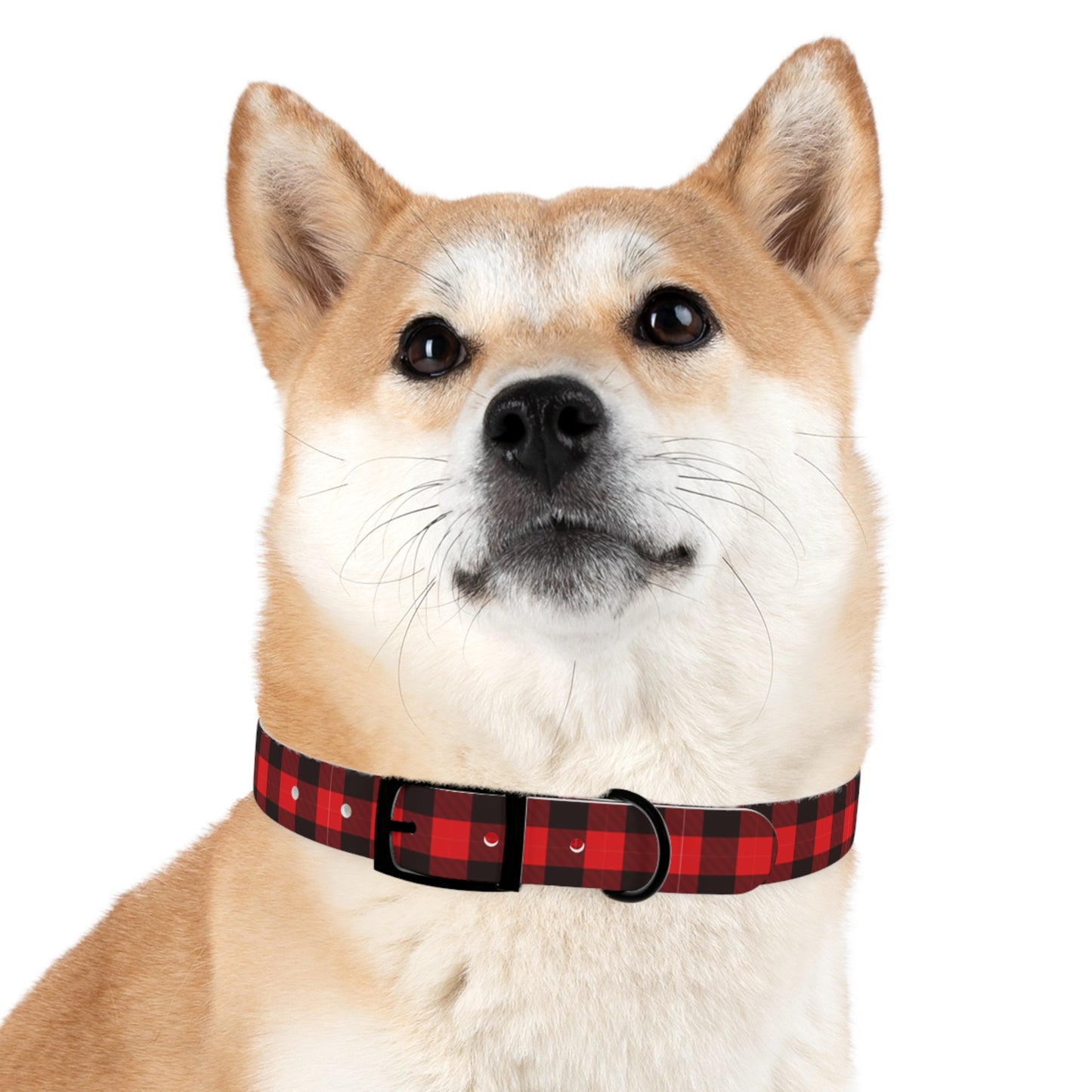 Red Flannel Dog Collar