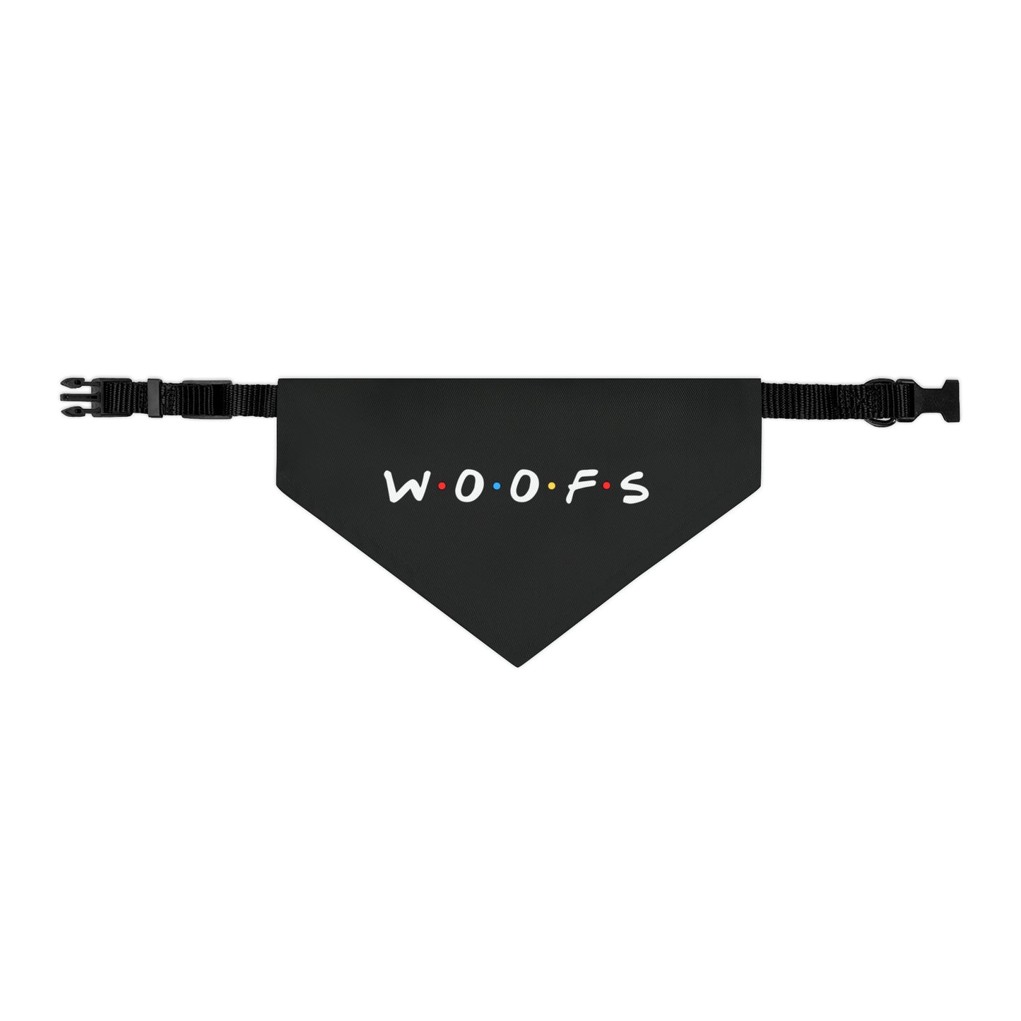 Woofs (Friends Style) Pet Bandana Collar