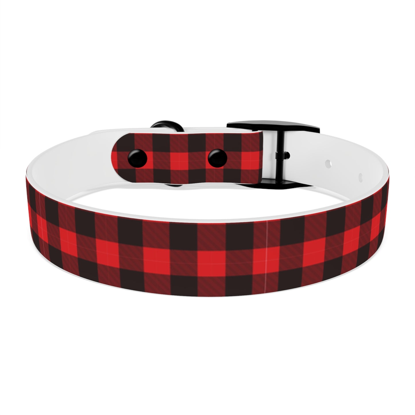 Red Flannel Dog Collar