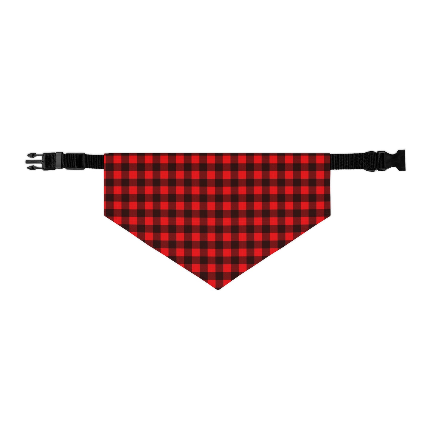 Red Flannel Pet Bandana Collar