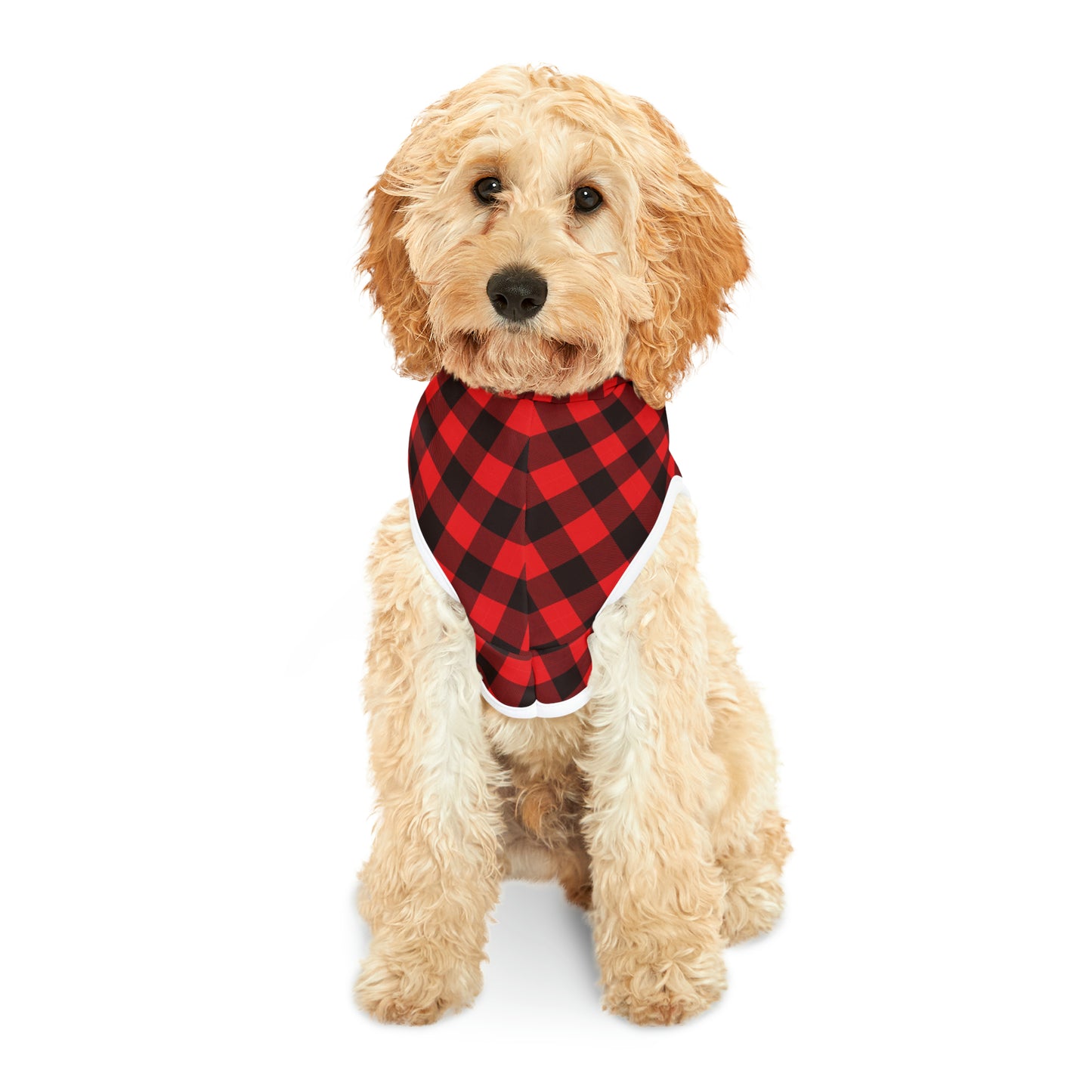 Red Flannel Pet Hoodie