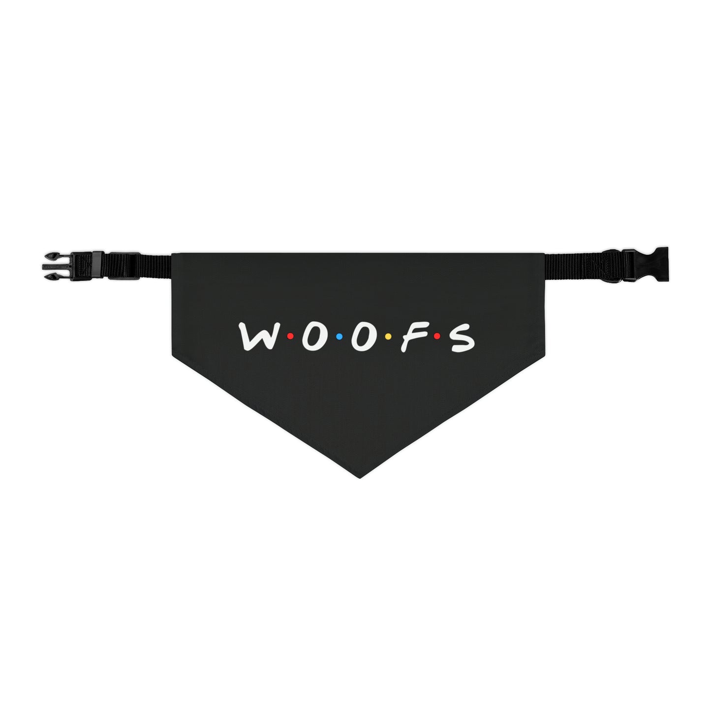 Woofs (Friends Style) Pet Bandana Collar