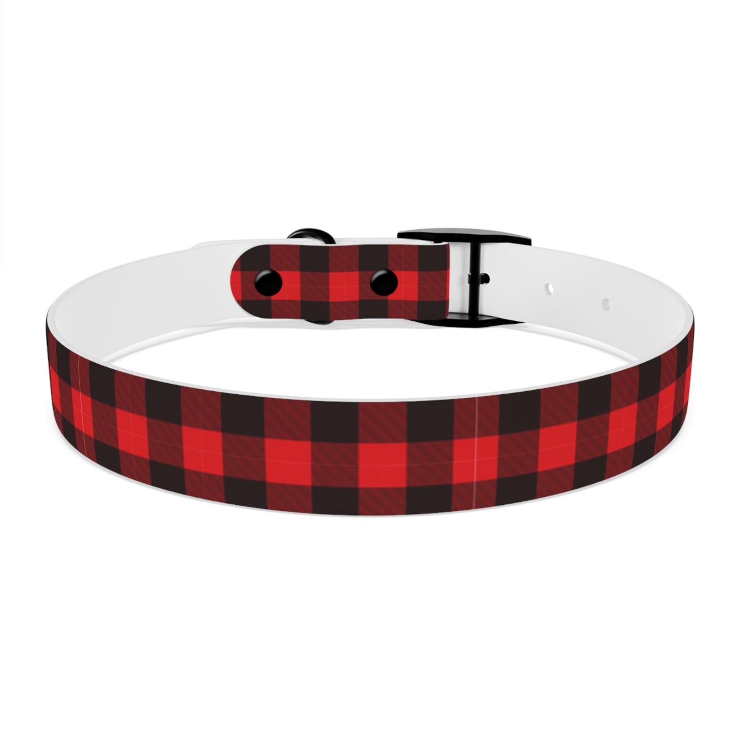 Red Flannel Dog Collar