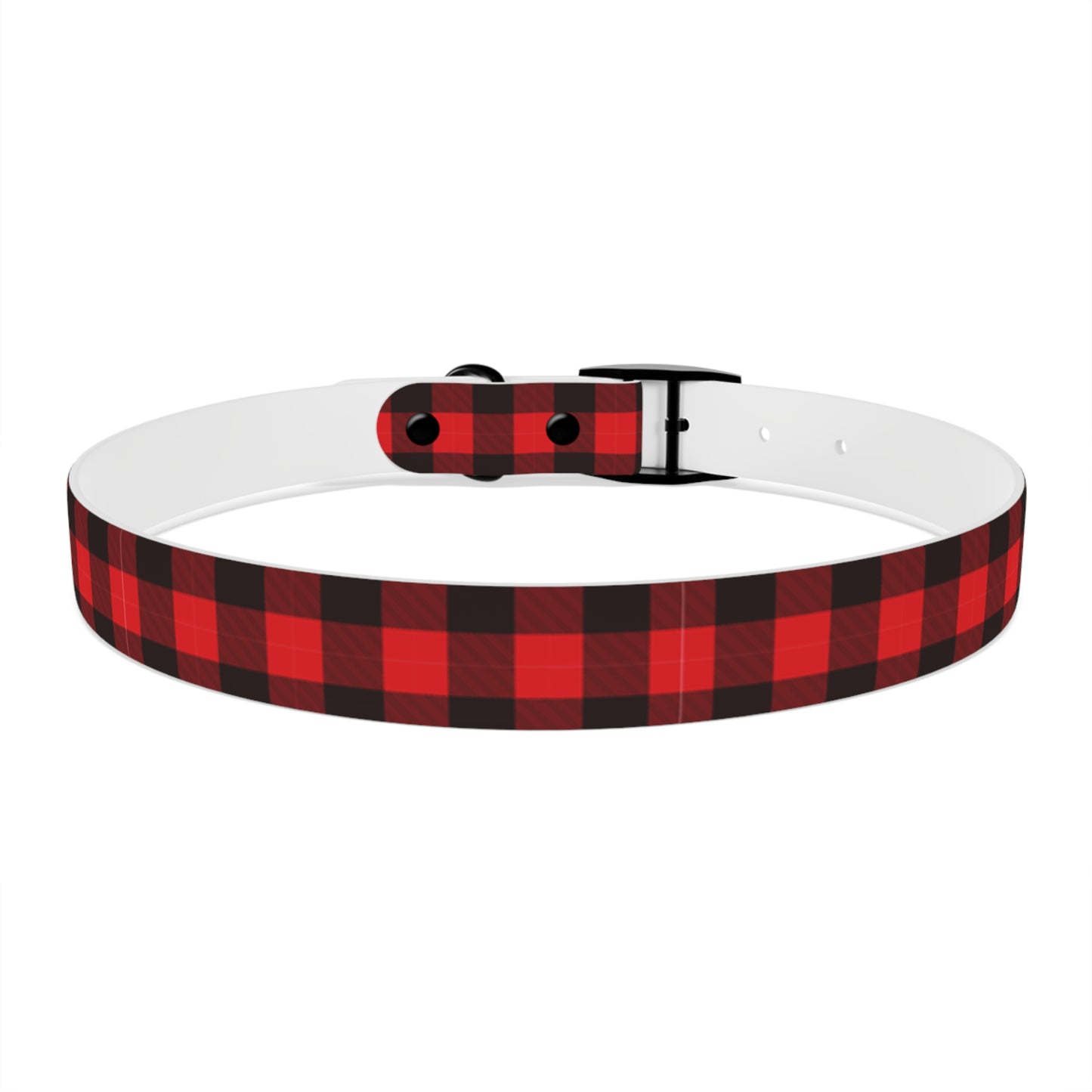 Red Flannel Dog Collar