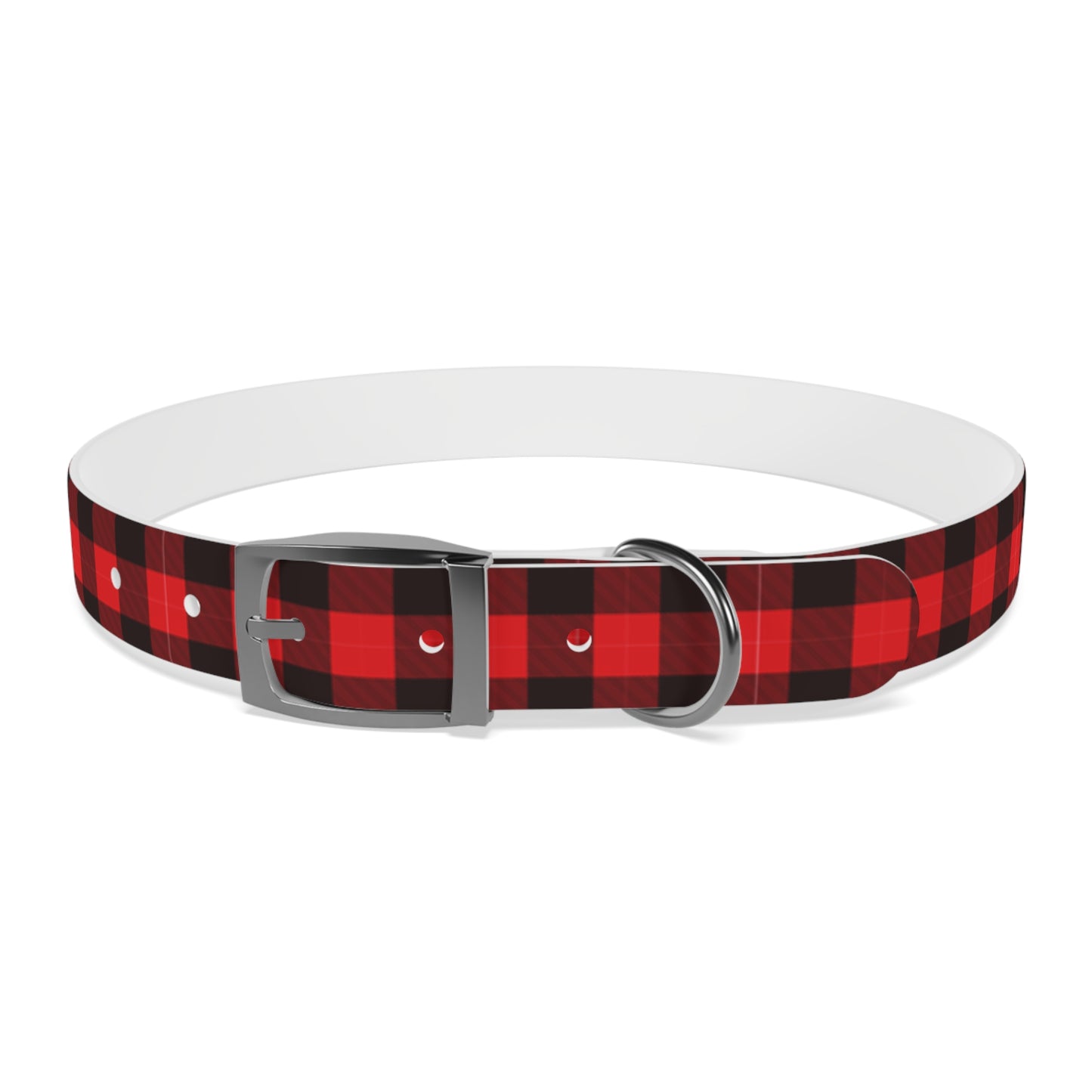 Red Flannel Dog Collar