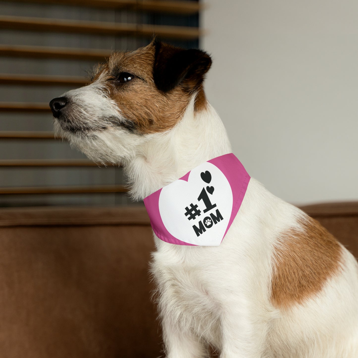 Mothers Day (#1 Mom) Pet Bandana Collar