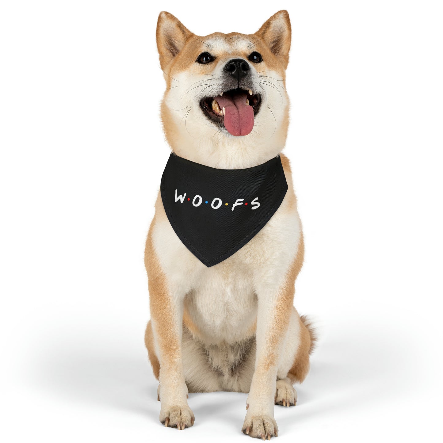 Woofs (Friends Style) Pet Bandana Collar