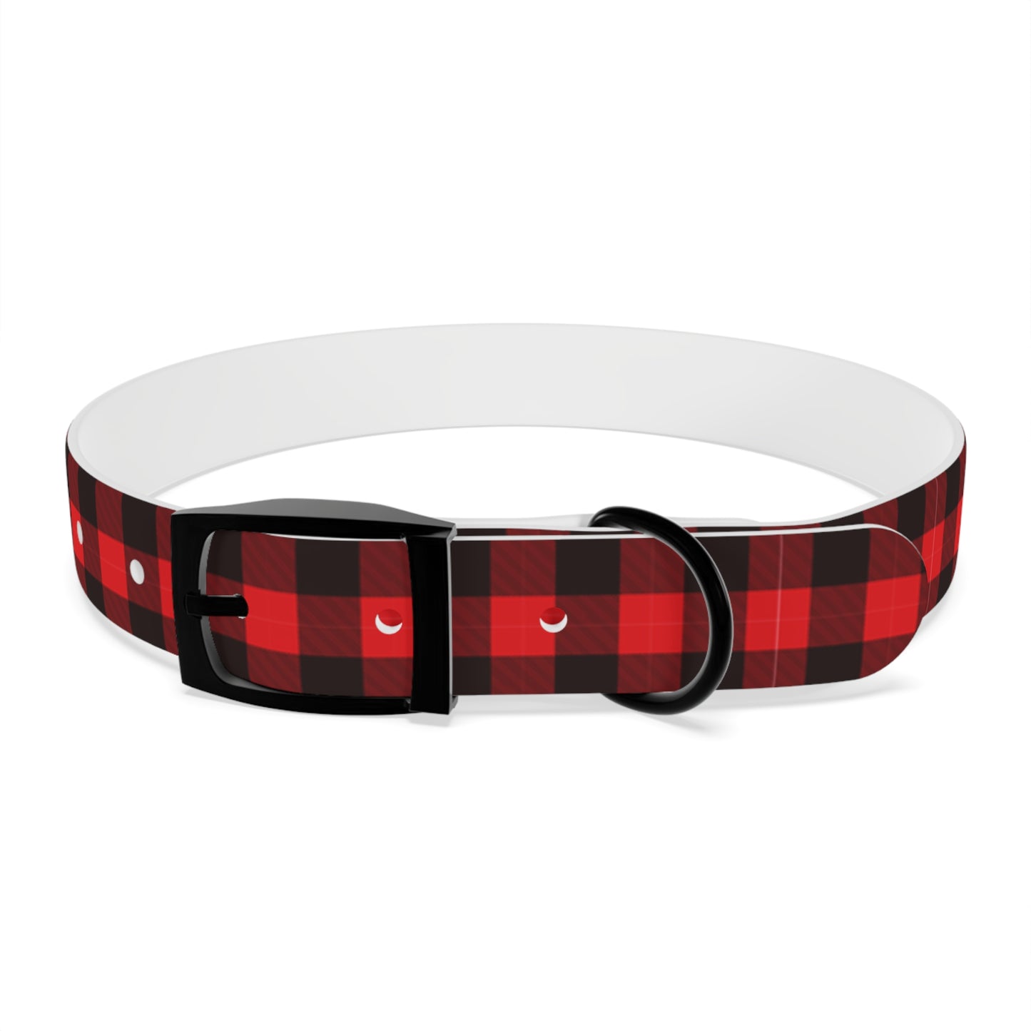 Red Flannel Dog Collar