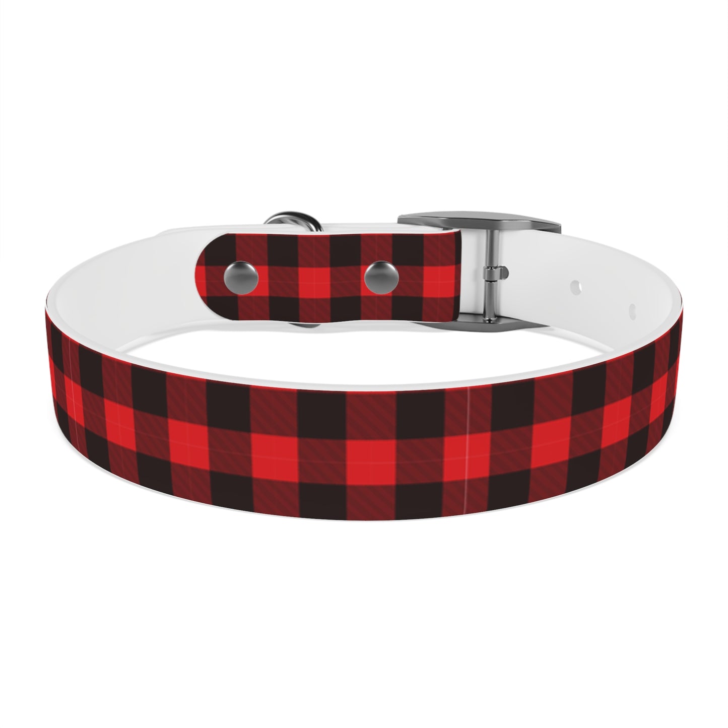 Red Flannel Dog Collar