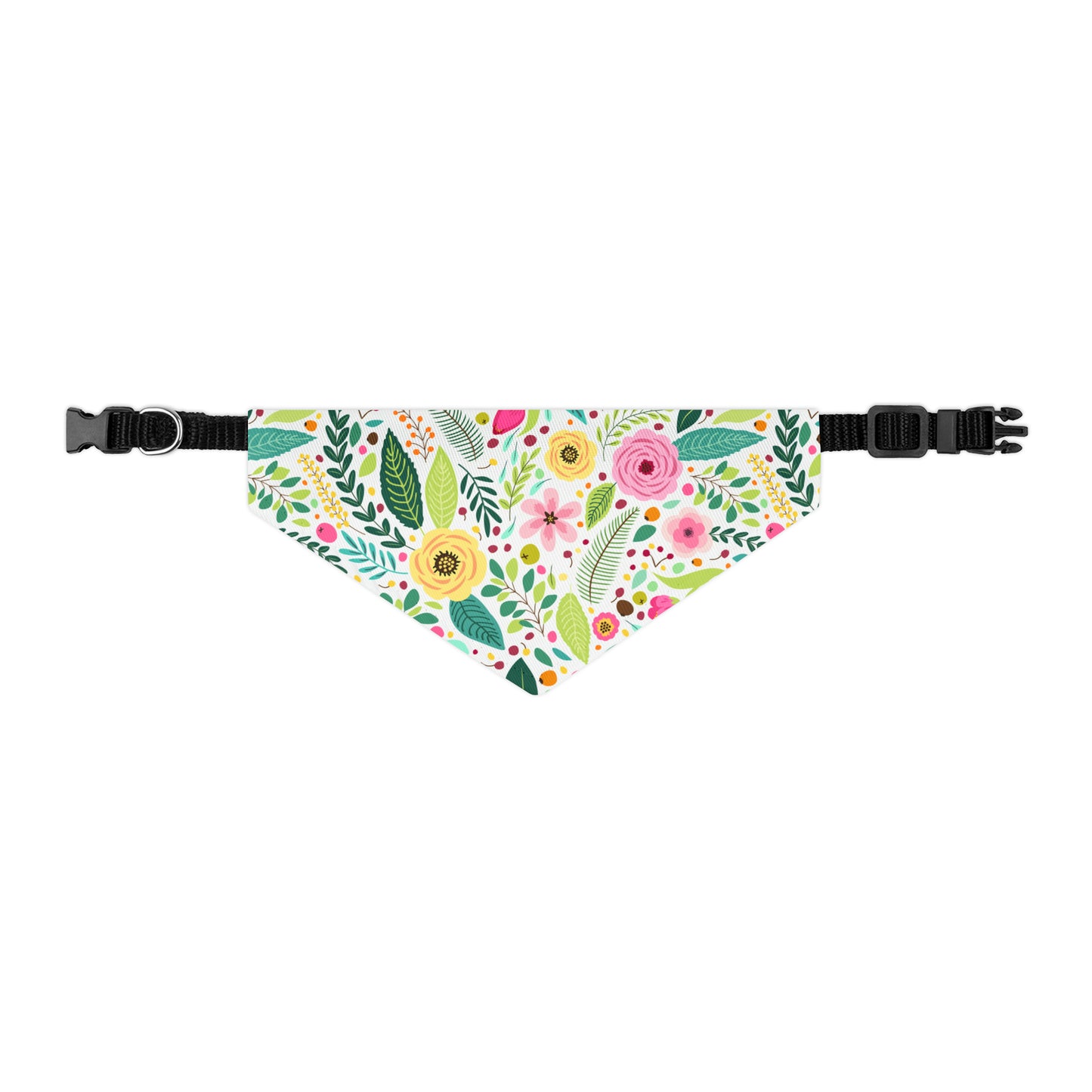 Floral Pet Bandana Collar