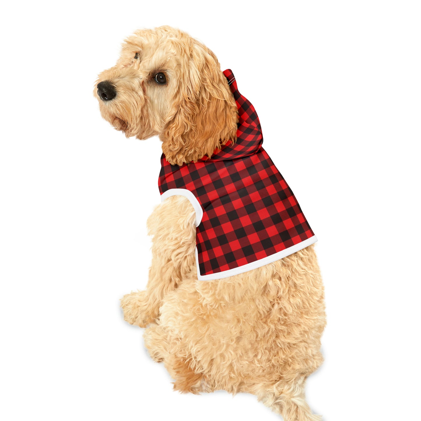 Red Flannel Pet Hoodie