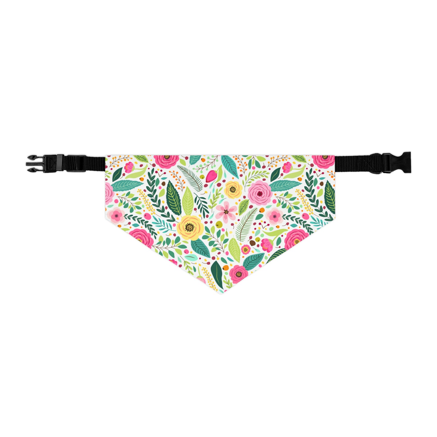 Floral Pet Bandana Collar