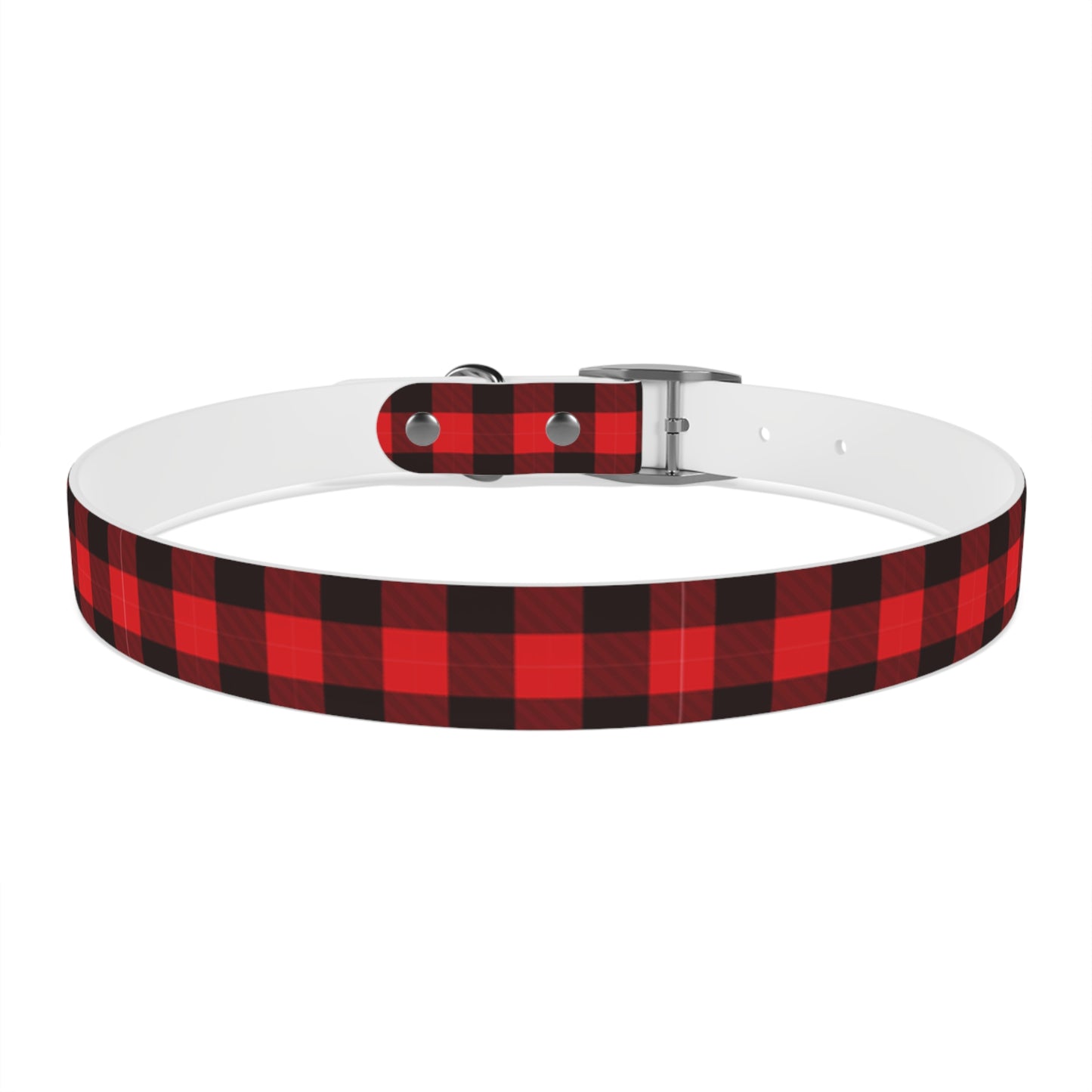 Red Flannel Dog Collar