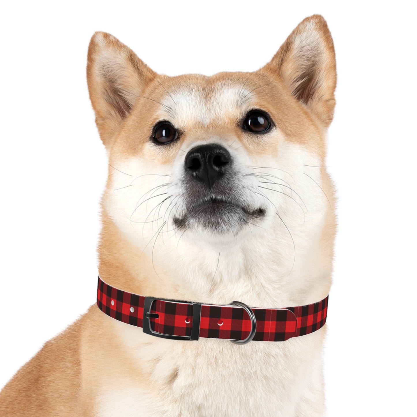 Red Flannel Dog Collar