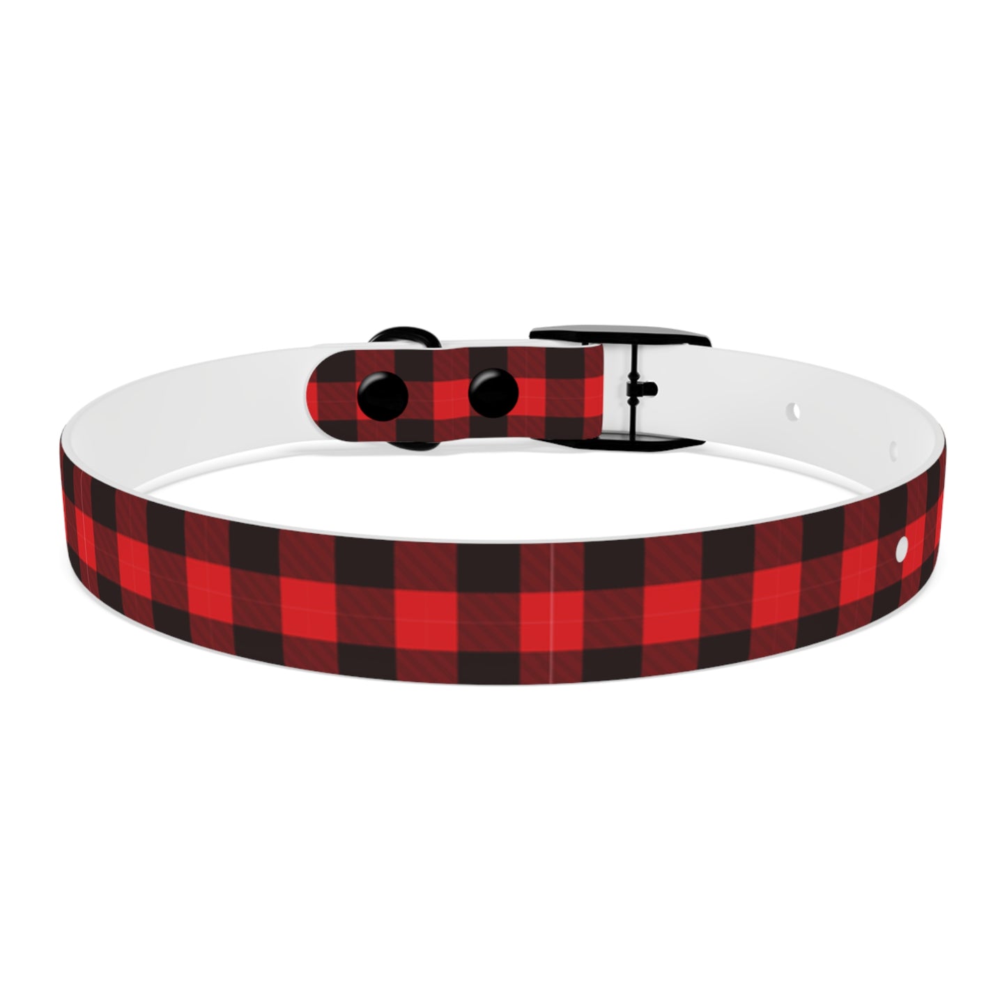 Red Flannel Dog Collar